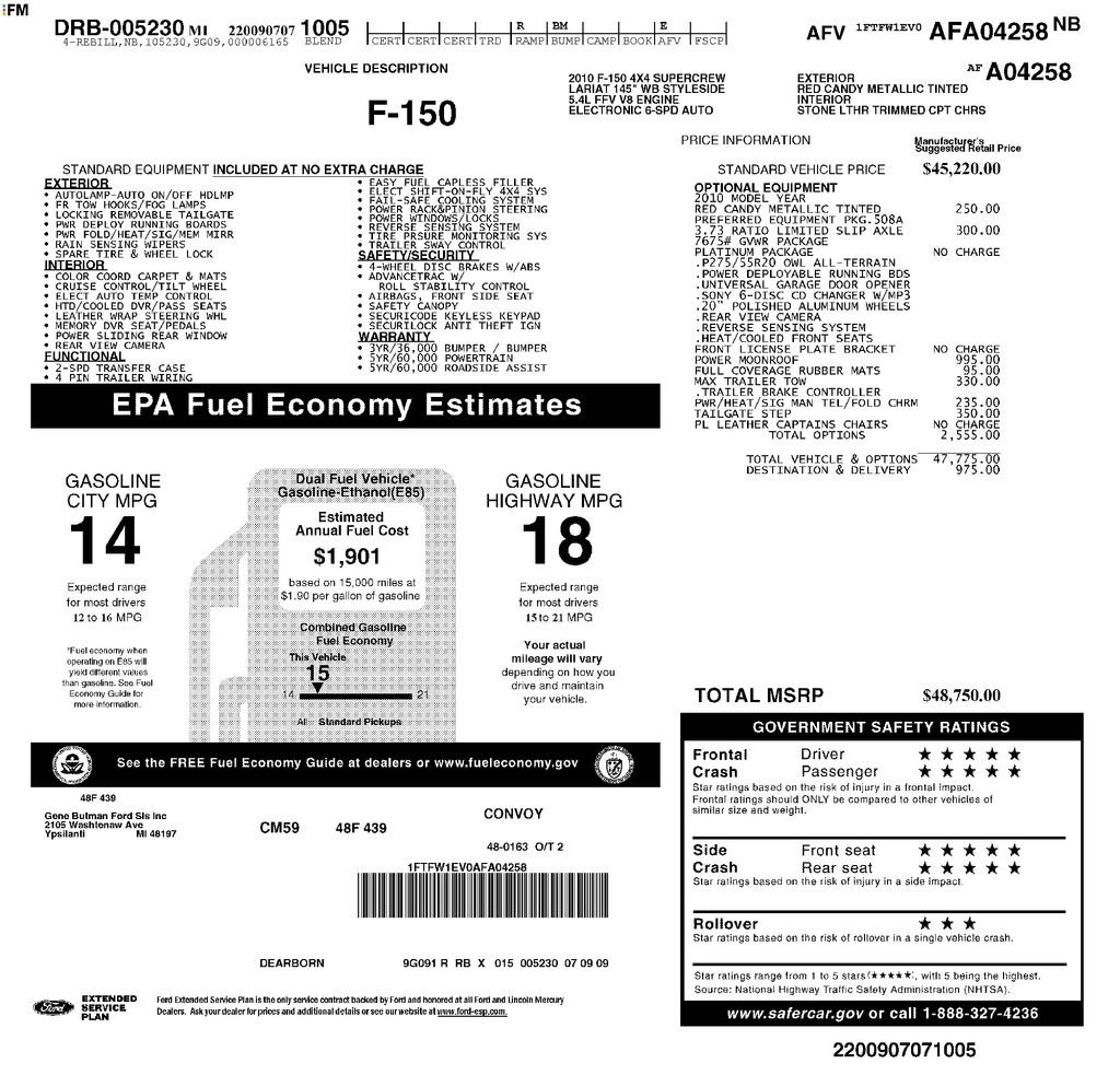 Used 2010 Ford F150 Platinum AWD/4WD image 33