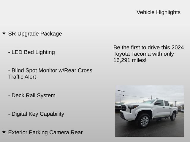 Used 2024 Toyota Tacoma SR w/ SR Upgrade Package image 6