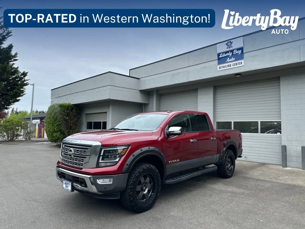 Used 2021 Nissan Titan Platinum Reserve w/ Moonroof Package AWD/4WD image 3
