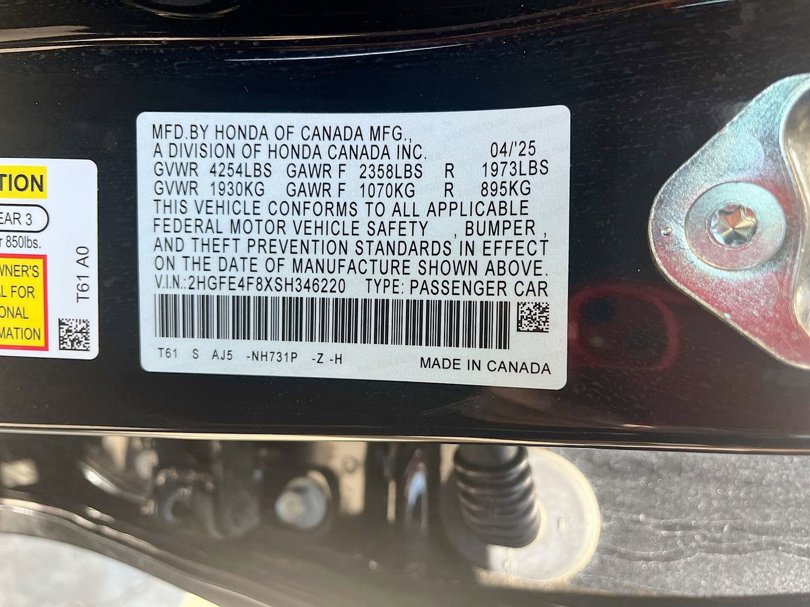 Used 2025 Honda Civic Sport image 32