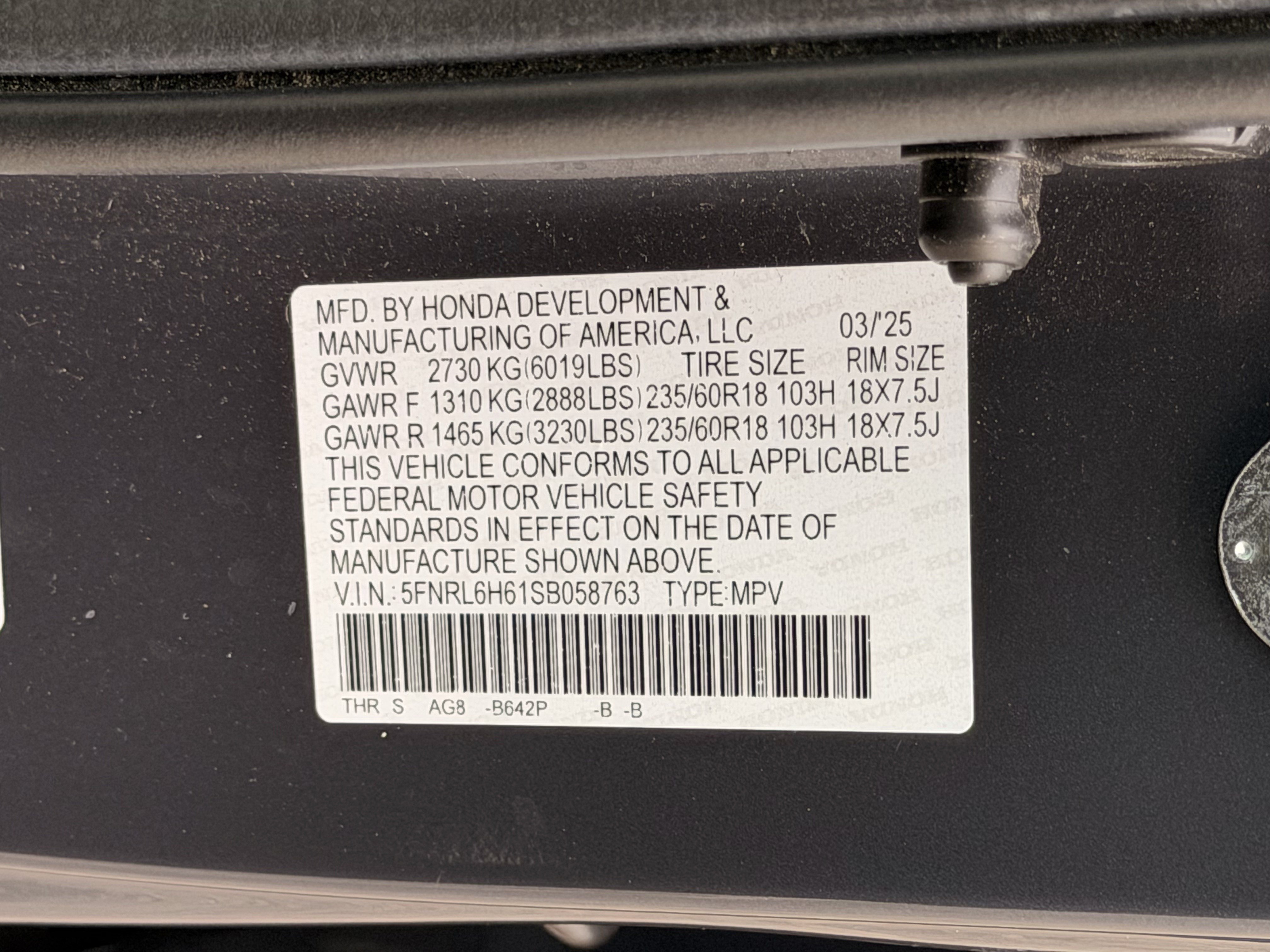 Used 2025 Honda Odyssey EX-L image 28