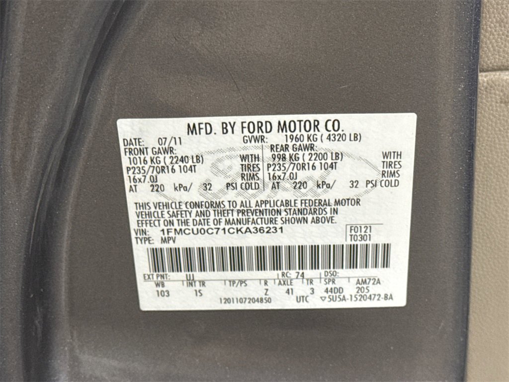 Used 2012 Ford Escape XLS image 22