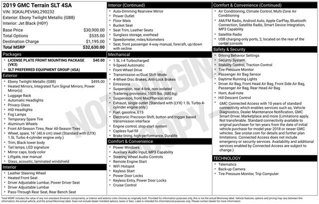 Used 2019 GMC Terrain SLT FWD image 38