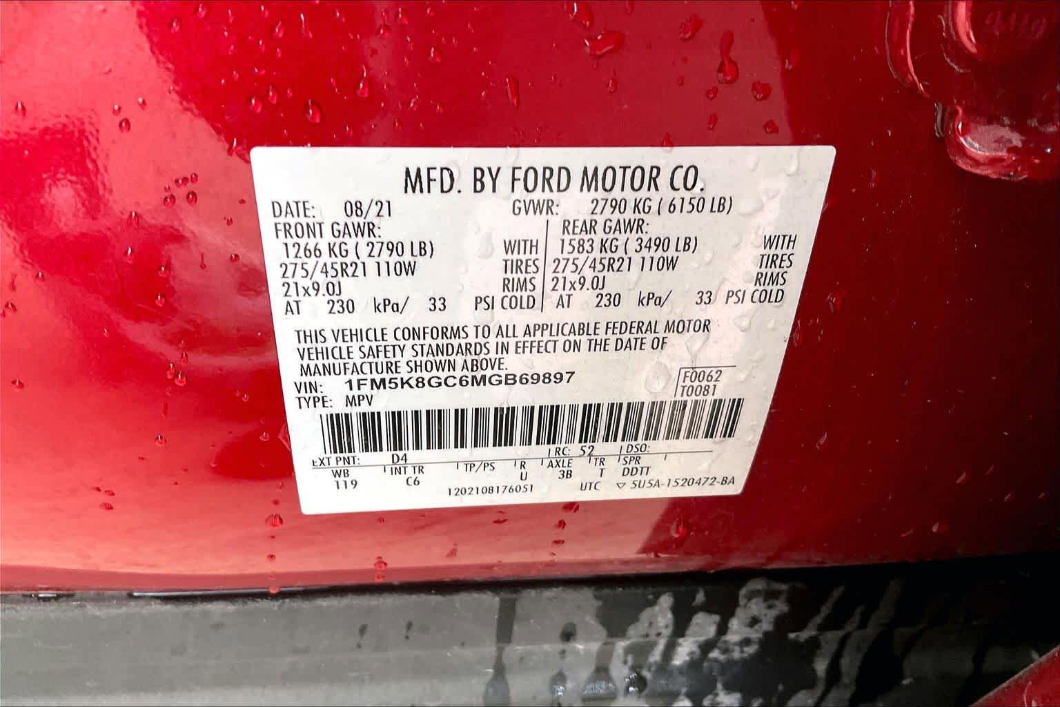 Used 2021 Ford Explorer ST w/ Equipment Group 401A AWD/4WD image 33