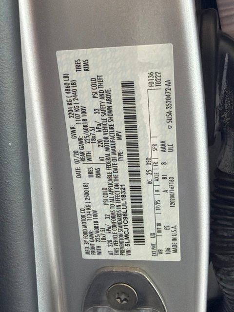 Certified 2020 Lincoln Corsair FWD w/ Equipment Group 101A image 30