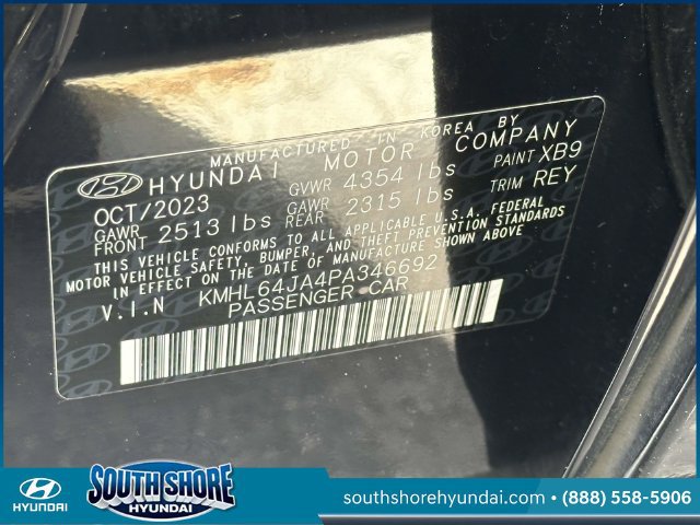 Certified 2023 Hyundai Sonata SEL w/ Preferred Accessory Package FWD image 19