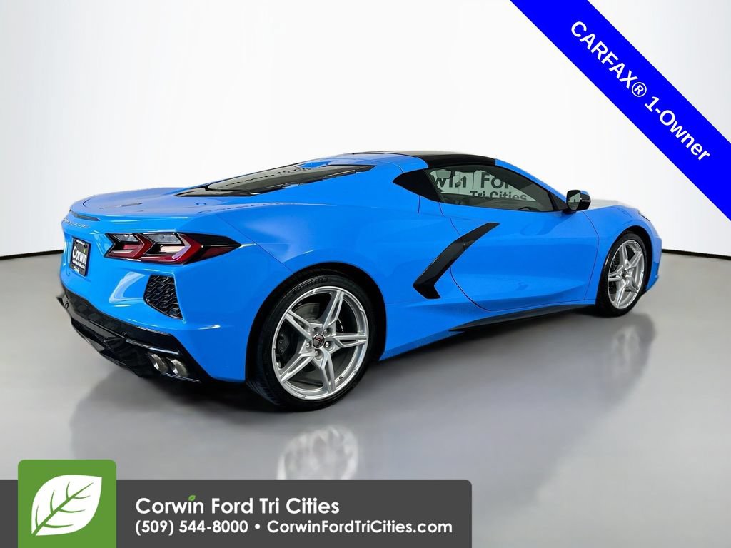 Used 2024 Chevrolet Corvette Stingray Coupe w/ Chrome Exterior Badge Package RWD image 16