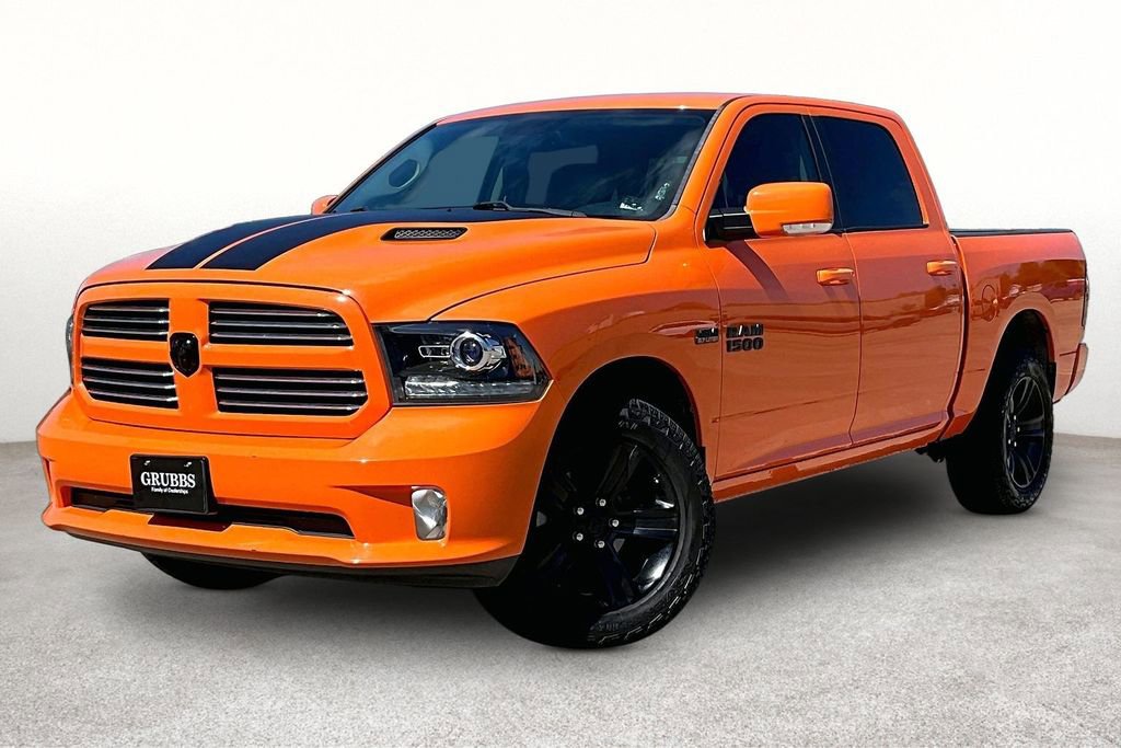 Used 2017 RAM 1500 Sport w/ Ignition Orange Sport Package AWD/4WD image 14