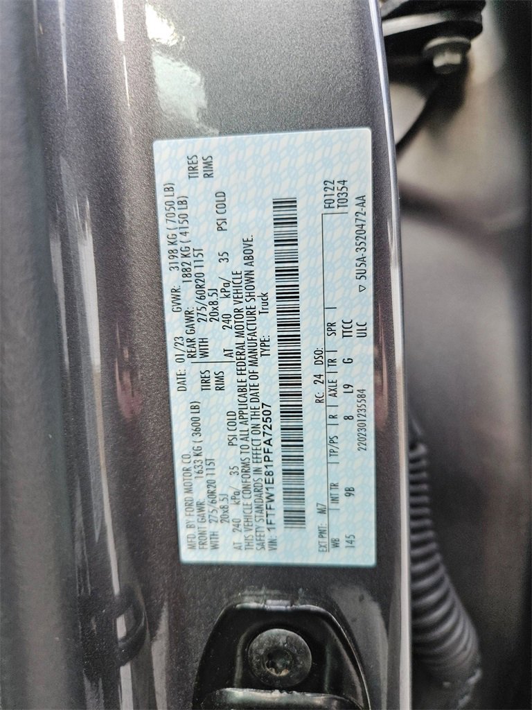 Used 2023 Ford F150 Platinum w/ Equipment Group 701A High image 11