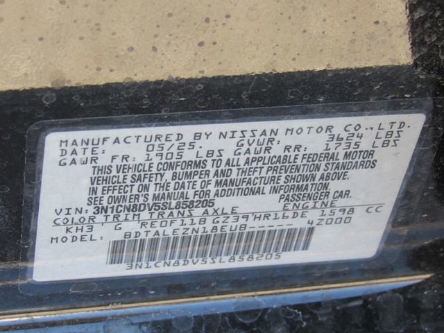 Certified 2025 Nissan Versa S w/ Trunk Package image 12