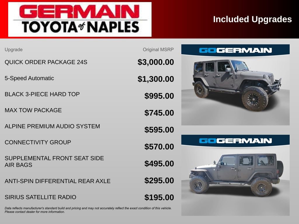 Used 2014 Jeep Wrangler Unlimited Sport w/ Quick Order Package 24S image 36