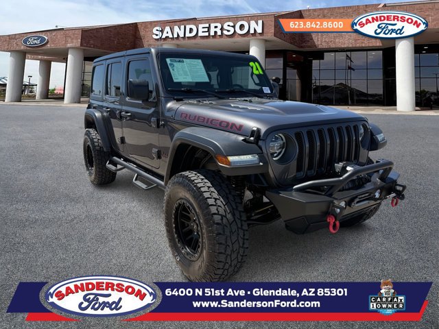 Used 2021 Jeep Wrangler Unlimited Rubicon AWD/4WD image 1