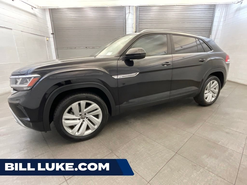 Used 2021 Volkswagen Atlas Cross Sport SE w/ V6 Towing Package