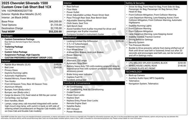 Used 2025 Chevrolet Silverado 1500 Custom AWD/4WD image 36