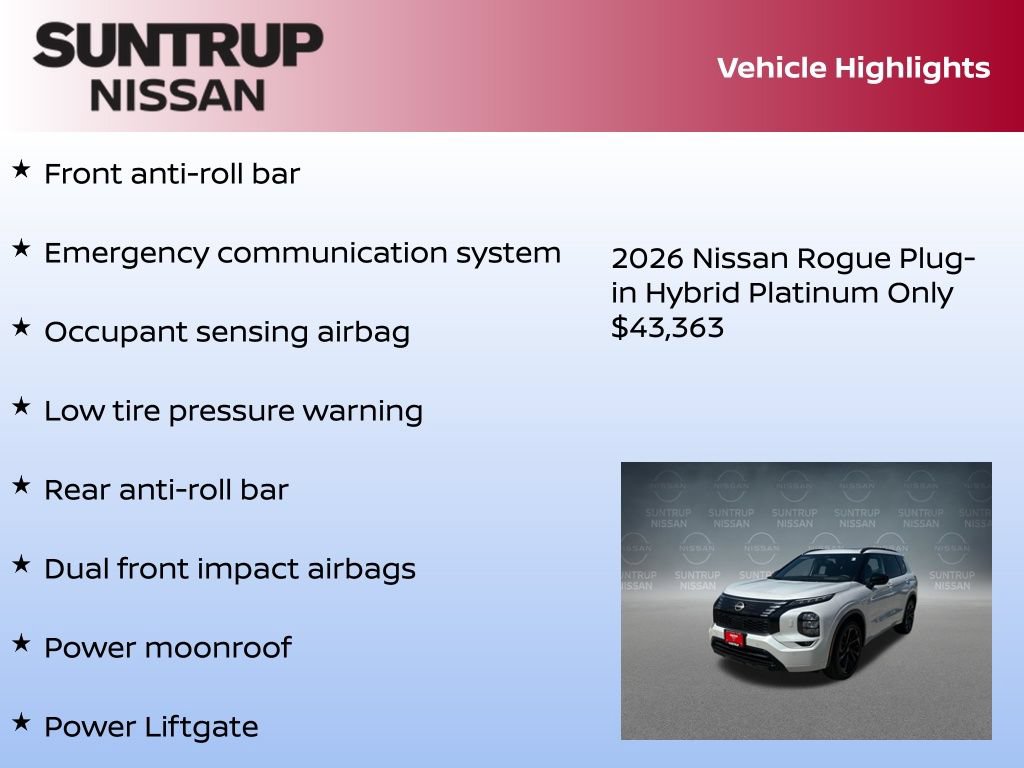 New 2026 Nissan Rogue Platinum AWD/4WD image 23