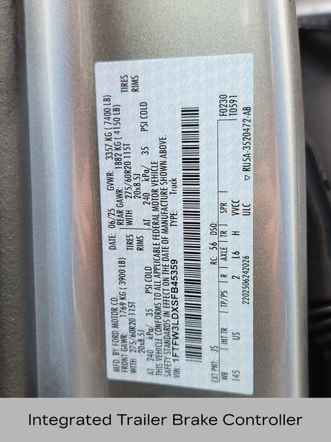 New 2025 Ford F150 XLT w/ Equipment Group 302A MID image 26