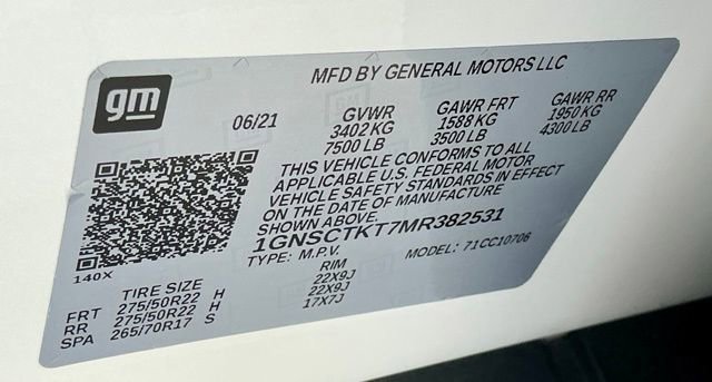 Used 2021 Chevrolet Tahoe High Country RWD image 40