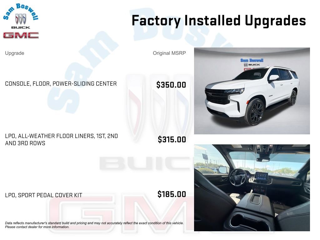 Certified 2023 Chevrolet Tahoe RST w/ Sport Performance Package AWD/4WD image 4