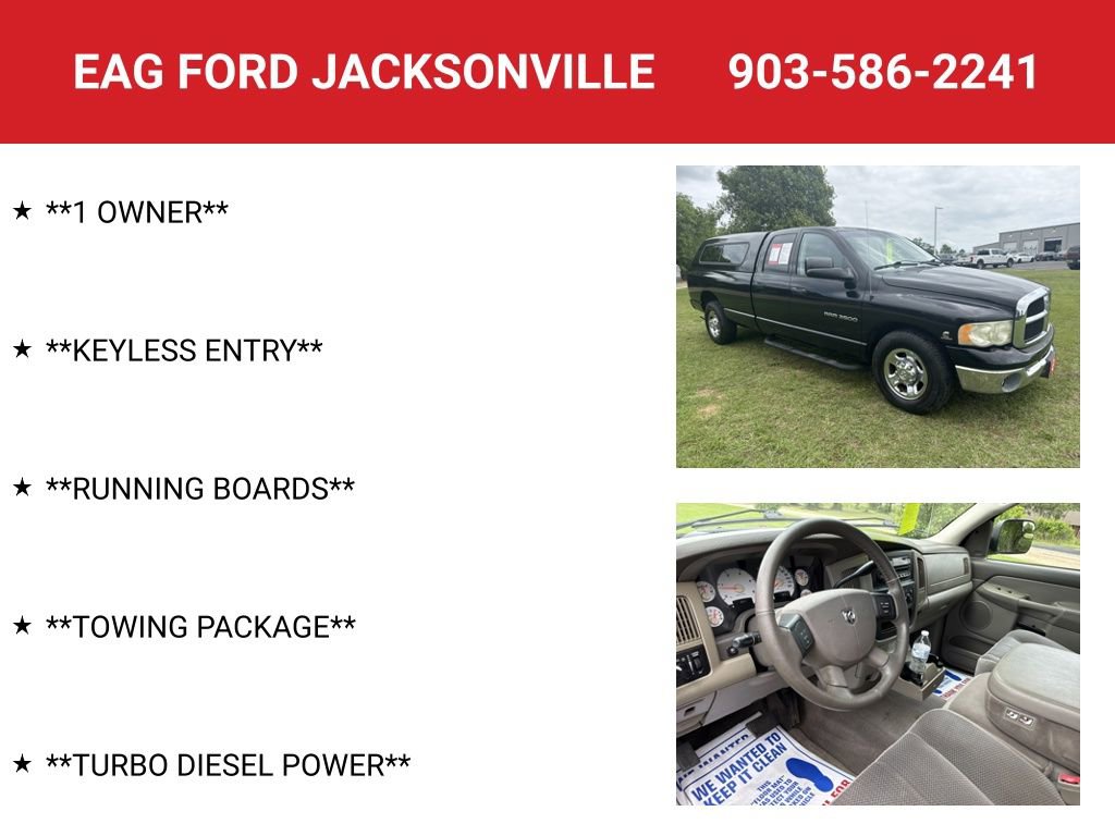 Used 2004 Dodge Ram 2500 Truck SLT w/ Trailer Tow Group image 4