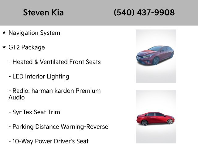 Certified 2023 Kia Forte GT w/ GT2 Package FWD image 8