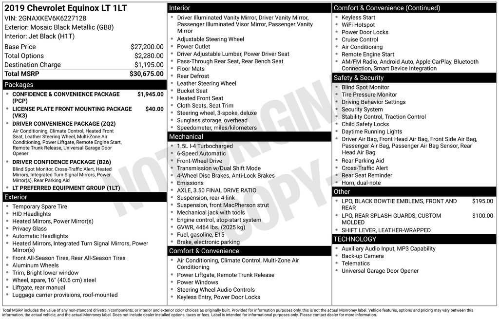 Used 2019 Chevrolet Equinox LT image 6