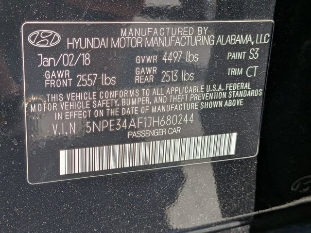 Used 2018 Hyundai Sonata Limited w/ Limited Ultimate Package 03 FWD image 24