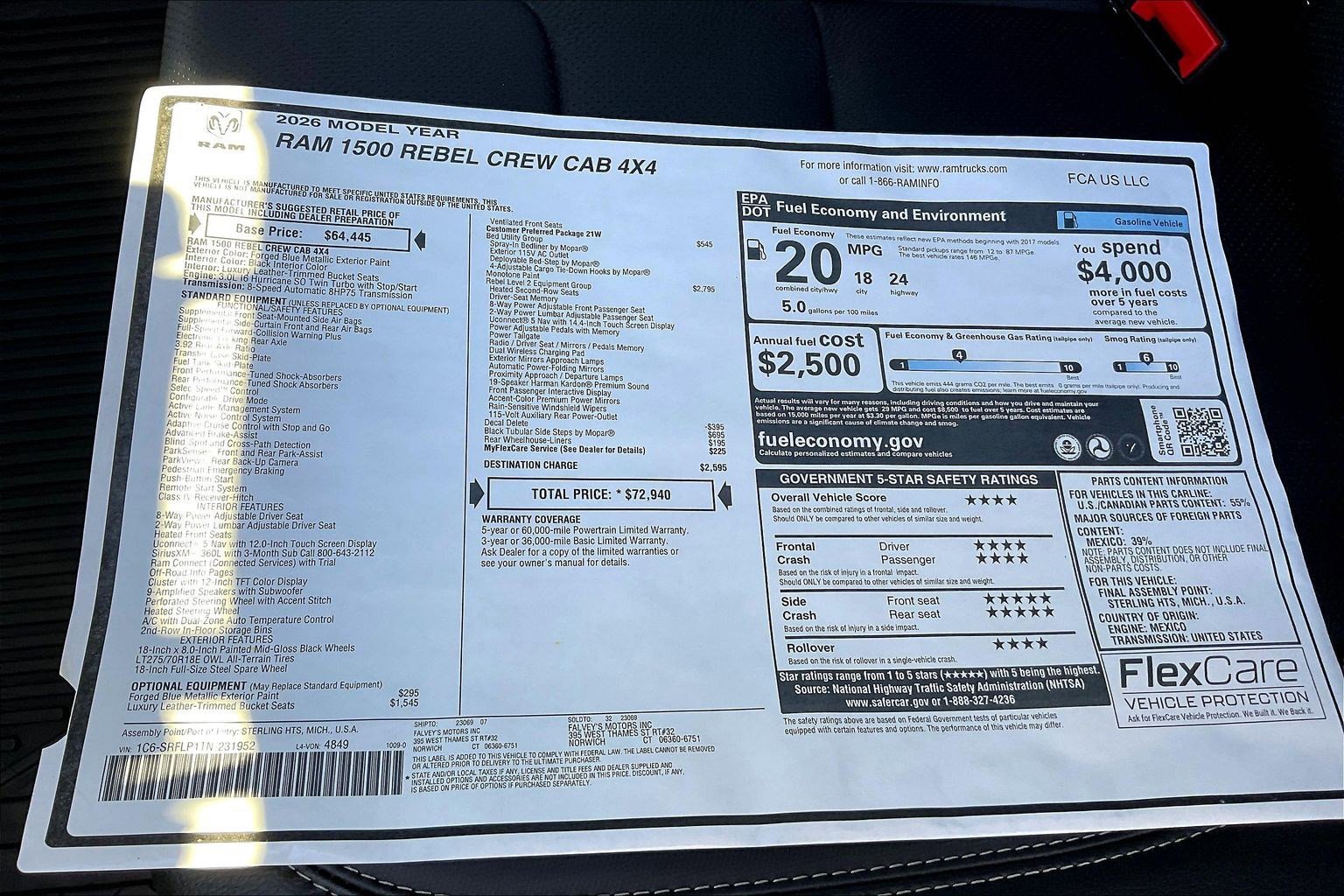 New 2026 RAM 1500 Rebel image 14