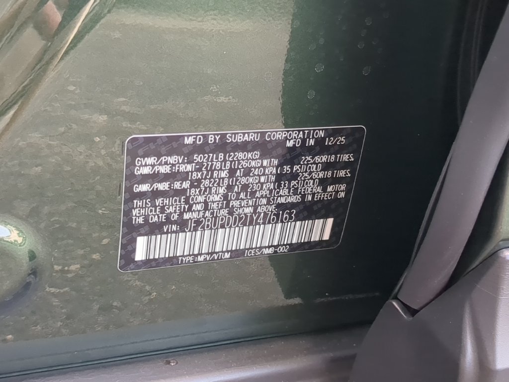 Certified 2026 Subaru Outback Limited AWD/4WD image 37