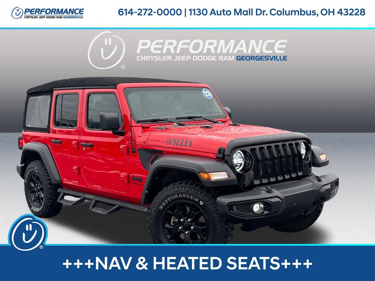 Used 2023 Jeep Wrangler Willys image 1