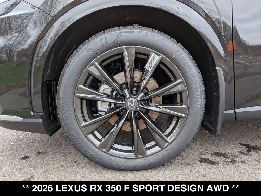 New 2026 Lexus RX 350 F Sport w/ Convenience Package AWD/4WD image 9