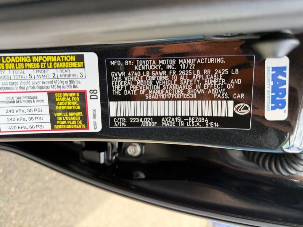 Used 2023 Lexus ES 250 w/ Premium Package AWD/4WD image 37