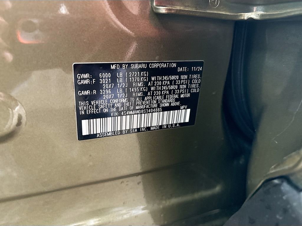 Used 2025 Subaru Ascent Bronze Edition image 33