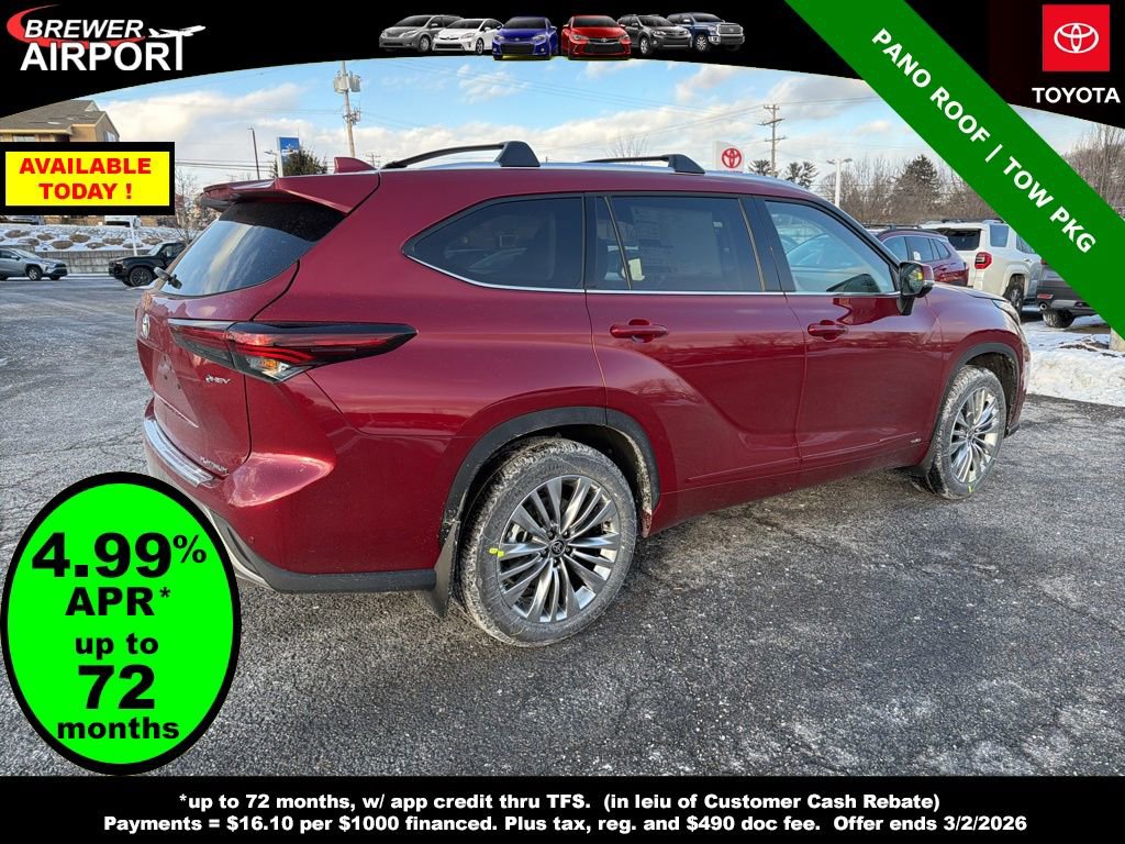 New 2026 Toyota Highlander Platinum image 2