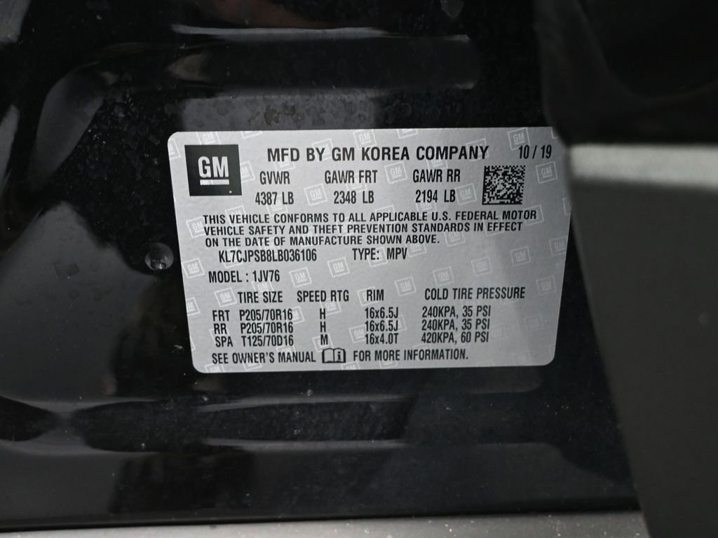 Used 2020 Chevrolet Trax LT w/ LT Convenience Package AWD/4WD image 43