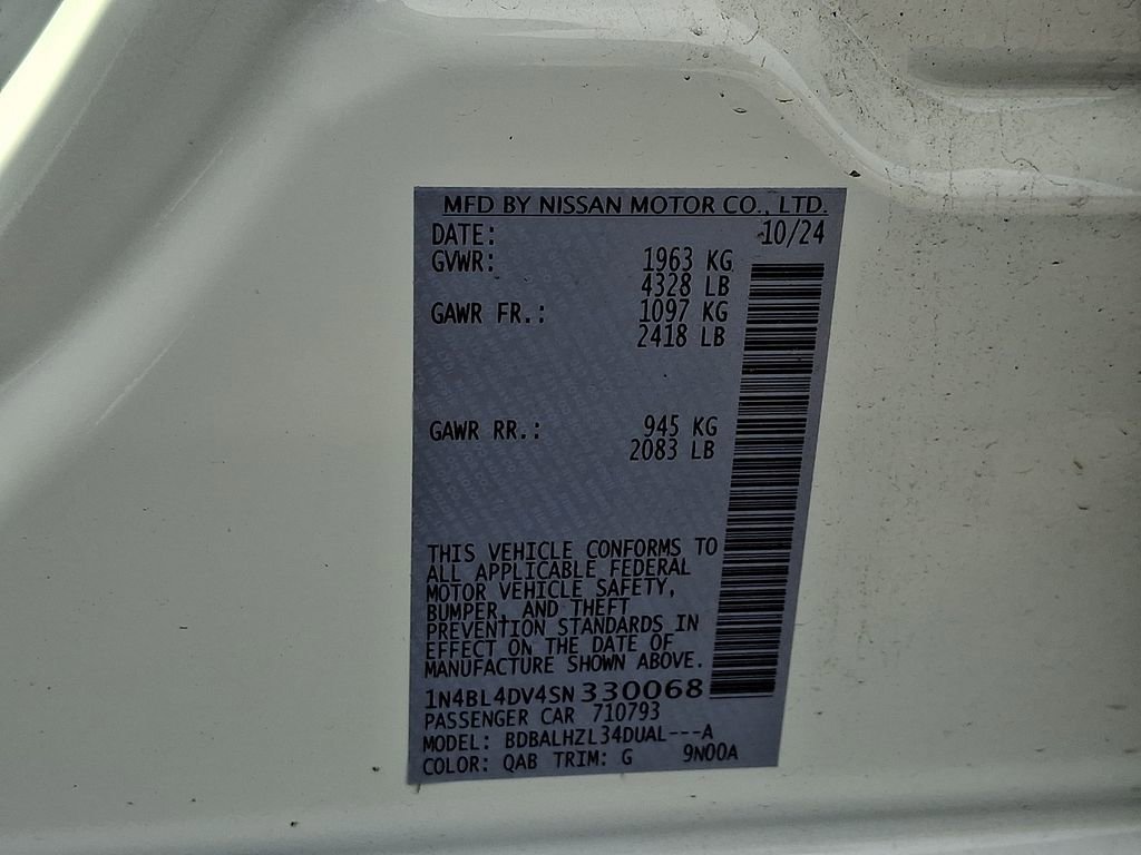 Used 2025 Nissan Altima 2.5 SV w/ SV Special Edition Package image 26