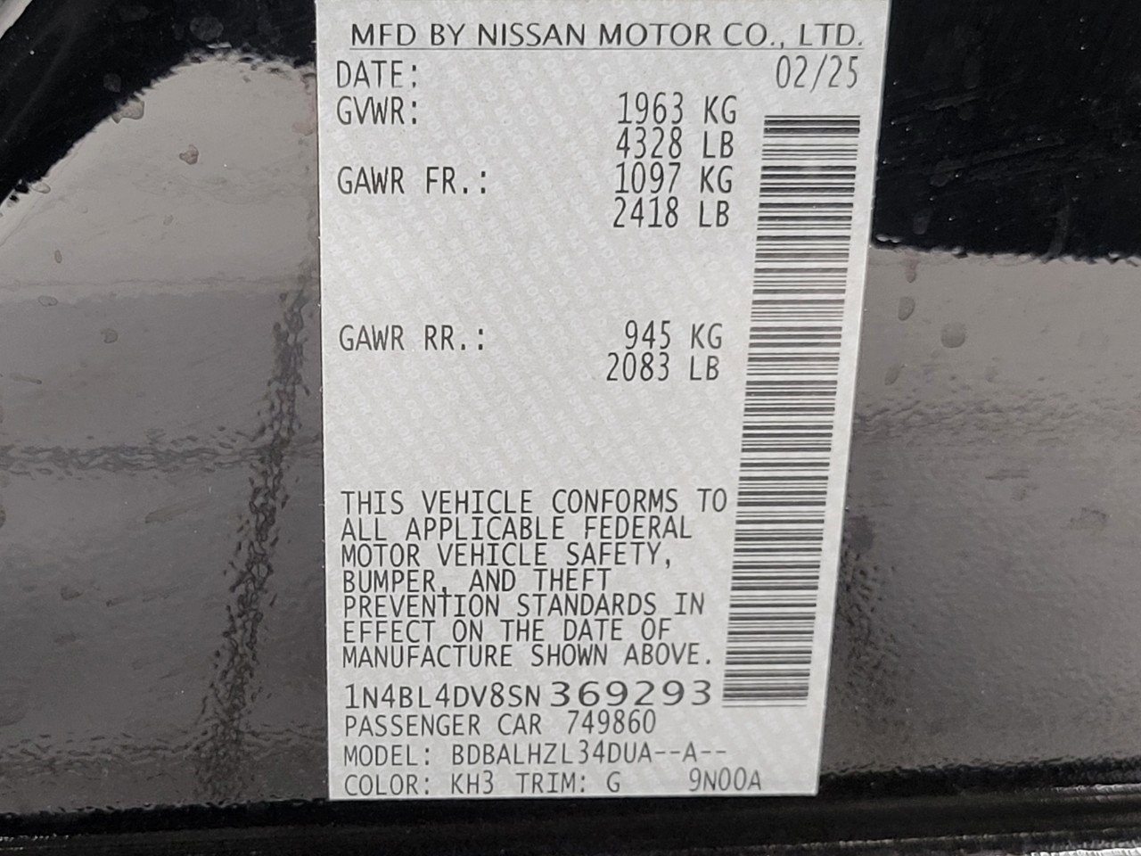Used 2025 Nissan Altima 2.5 SV FWD image 26