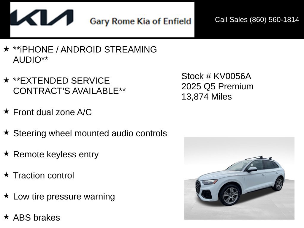 Used 2025 Audi Q5 2.0T Premium AWD/4WD image 14