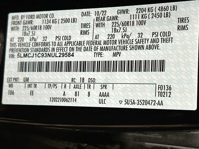 Used 2022 Lincoln Corsair FWD image 34