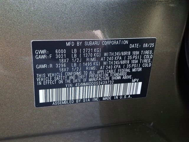 Used 2025 Subaru Ascent Premium image 26