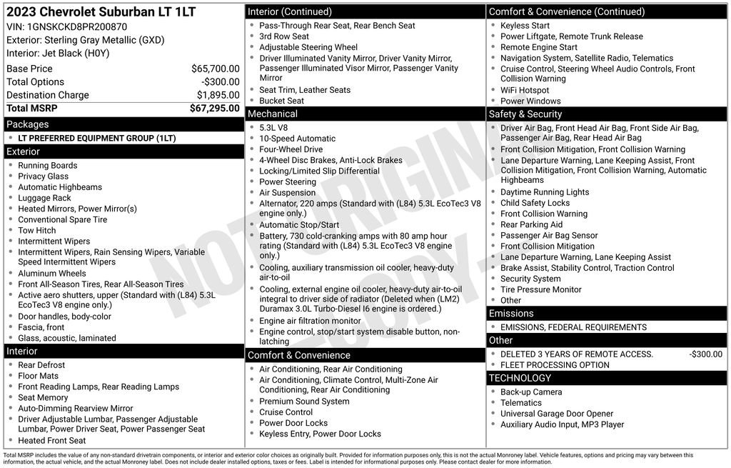 Used 2023 Chevrolet Suburban LT image 4