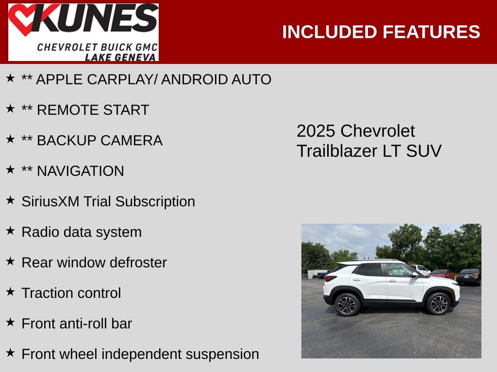 Used 2025 Chevrolet TrailBlazer LT FWD image 2