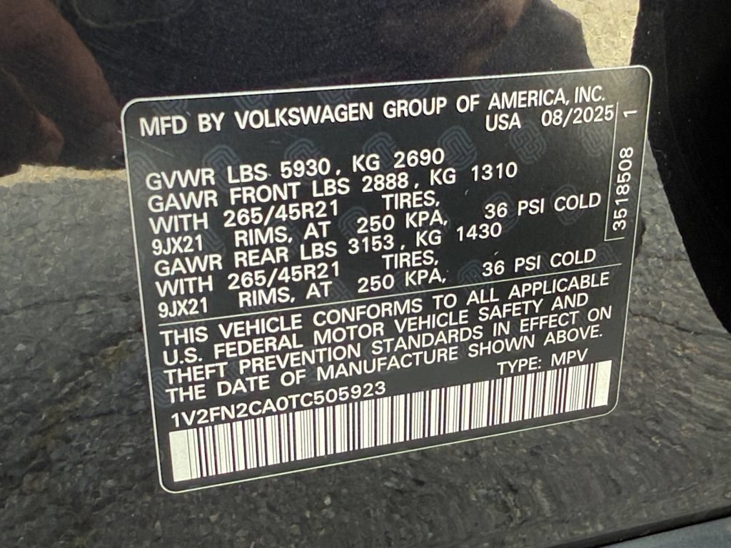 Used 2026 Volkswagen Atlas SEL Premium R-Line AWD/4WD image 30