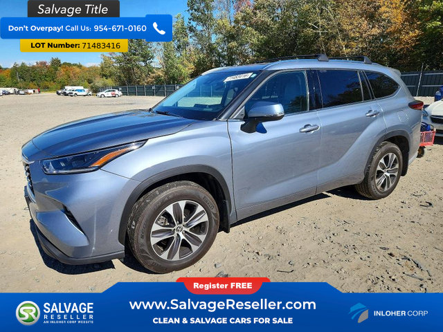 Used 2021 Toyota Highlander XLE AWD/4WD image 1