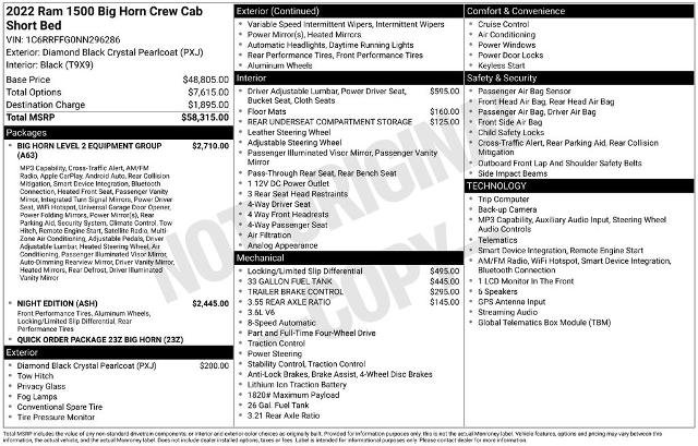 Used 2022 RAM 1500 Big Horn AWD/4WD image 10