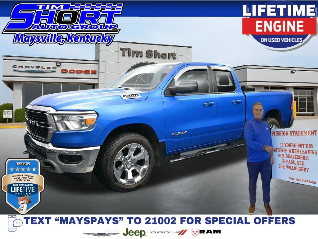 Used 2021 RAM 1500 Big Horn w/ Snow Plow Prep Group AWD/4WD image 1