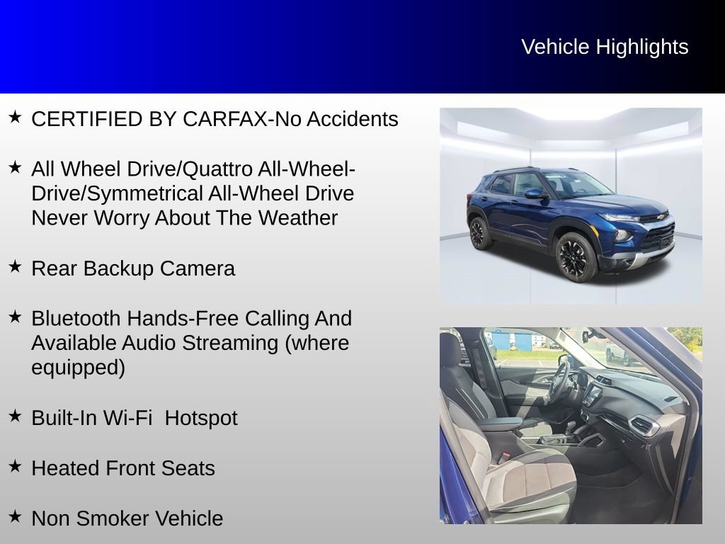 Used 2023 Chevrolet TrailBlazer LT AWD/4WD image 4