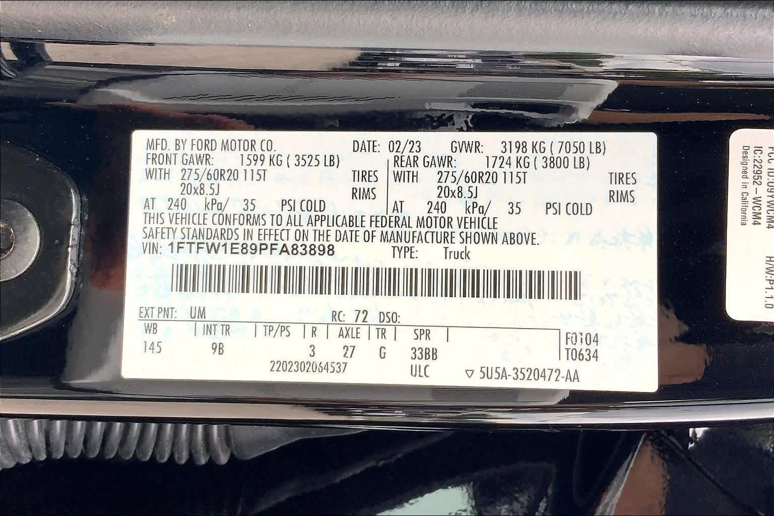 Used 2023 Ford F150 Platinum AWD/4WD image 37