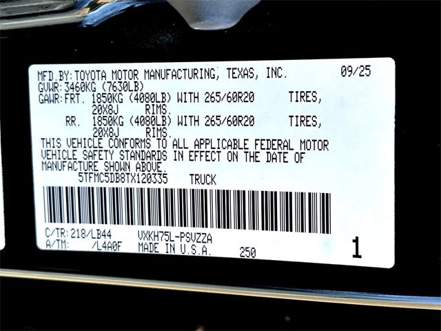 New 2026 Toyota Tundra 1794 Edition image 25