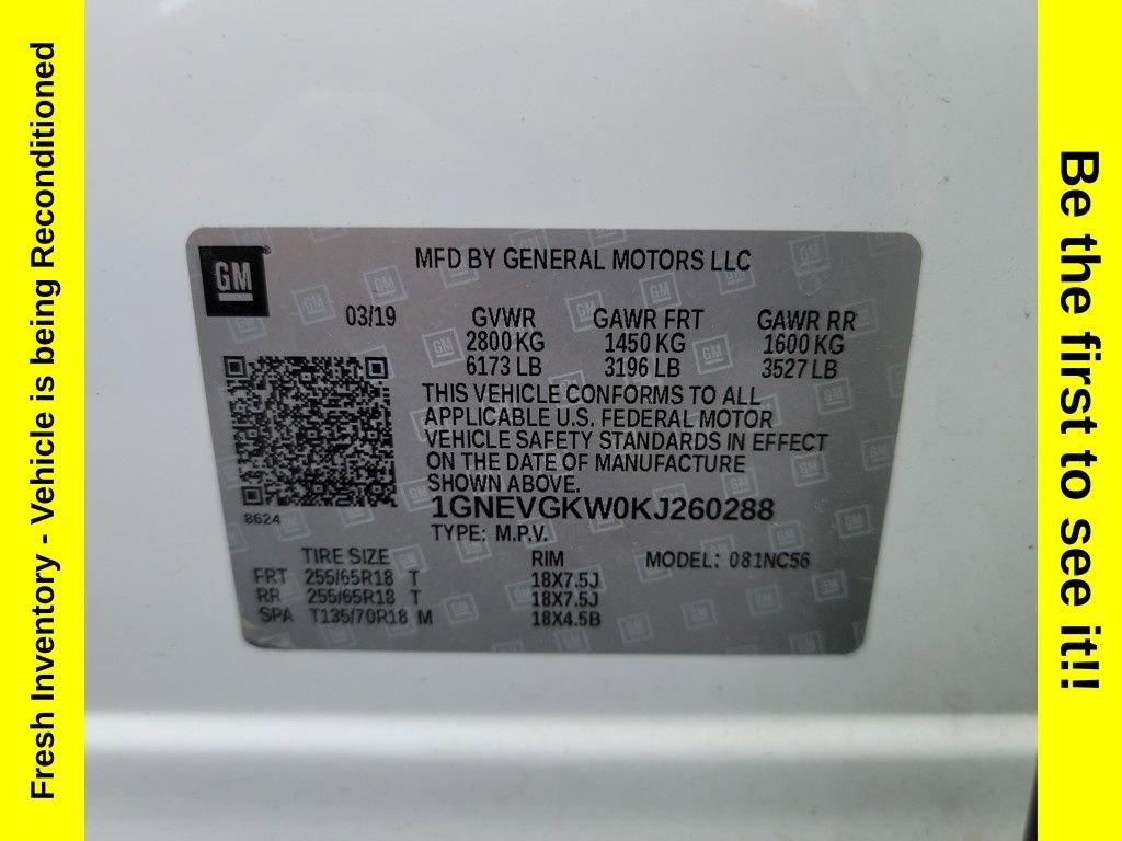 Used 2019 Chevrolet Traverse LT image 29