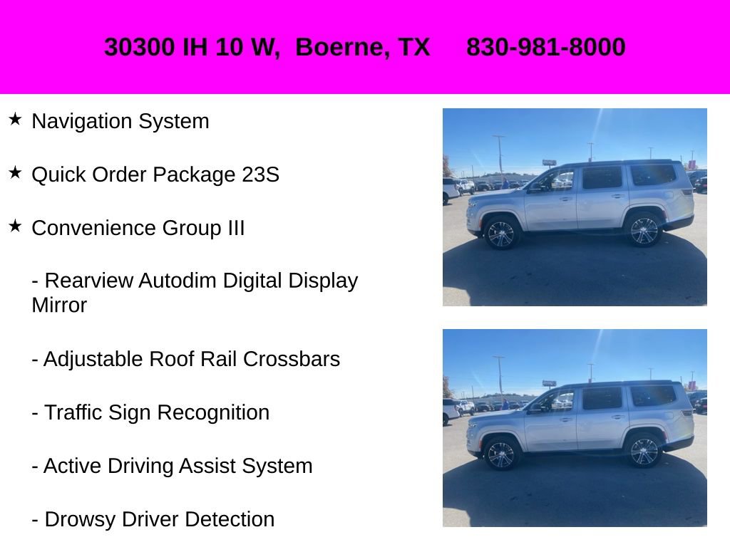 Used 2023 Jeep Grand Wagoneer 4WD w/ Convenience Group III image 10